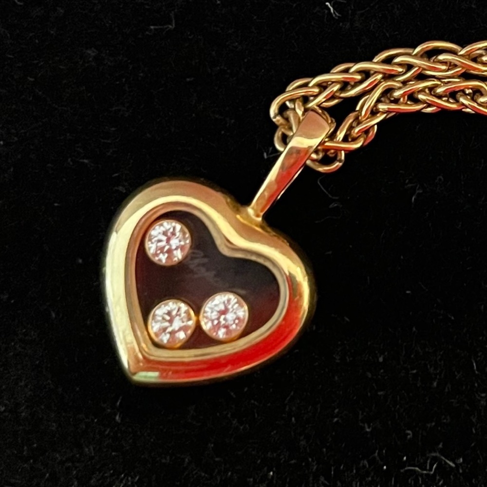 Chopard Happy Diamonds Icons - Yellow Gold- Diamonds- Chopard Gorgeous Necklace! View 3